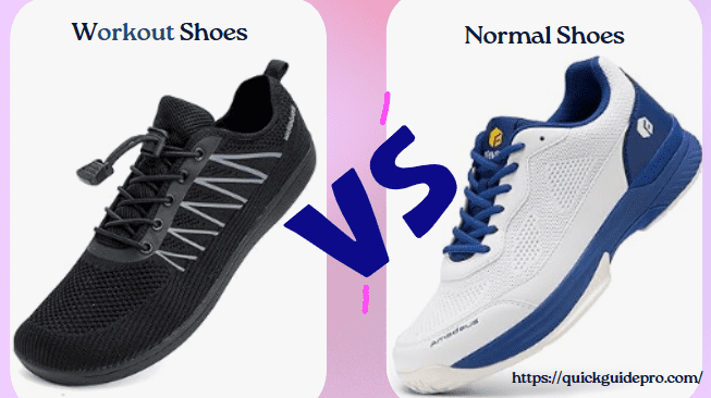 workout shoes vs normal shoes