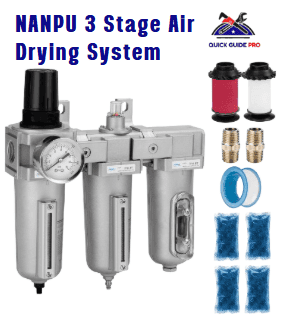 NANPU 1/2" NPT Industrial Grade 3 Stage Air Drying System