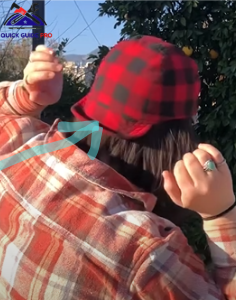 How to wear a welding cap while welding flat