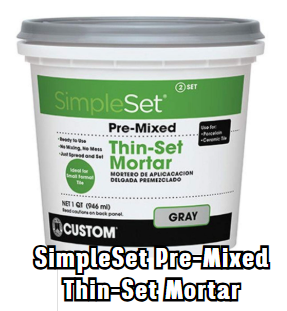 SimpleSet Pre-Mixed Thin-Set Mortar